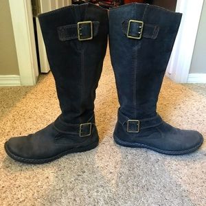 B. O. C. Tall brown boots